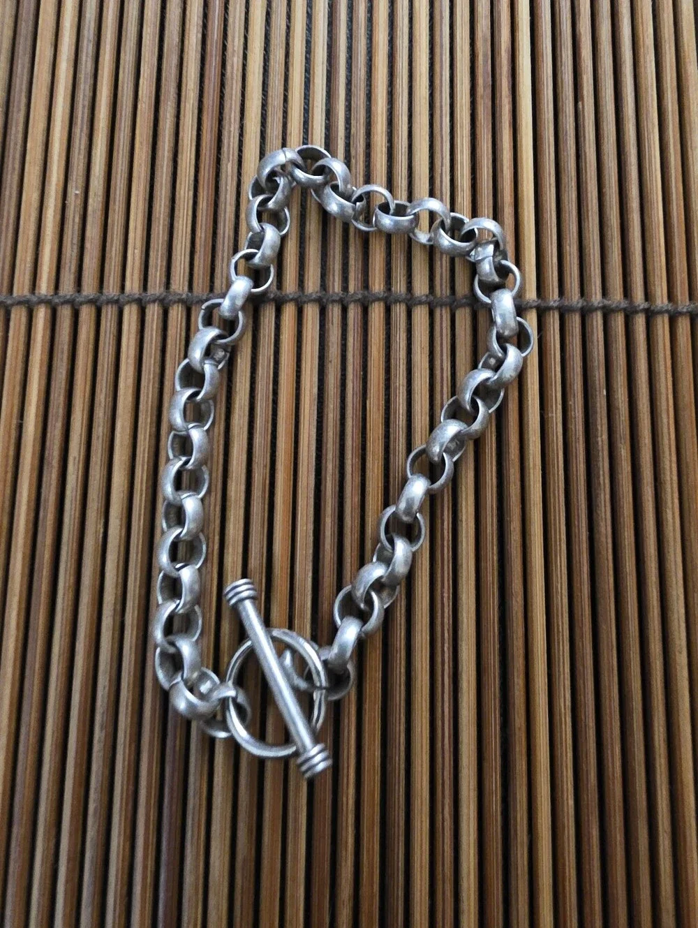 Sterling Silver Rolo Chain Bracelet (Vintage)